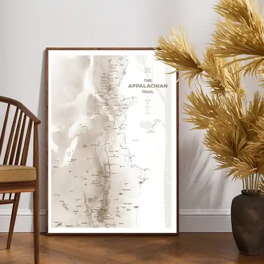 Niska cena Plakat szlak APPALACHÓW