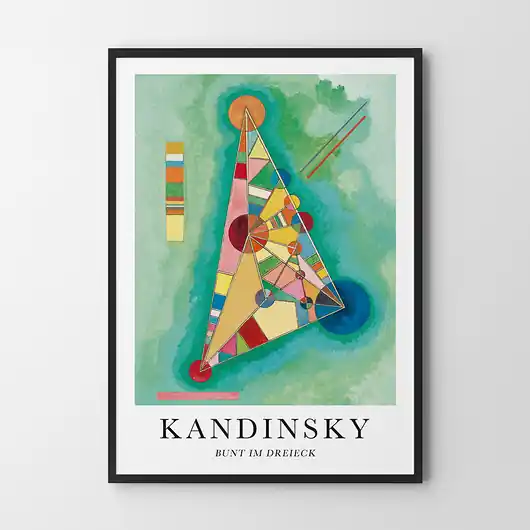 Do wyczerpania zapasów Plakat Kandinsky Bunt in Dreieck