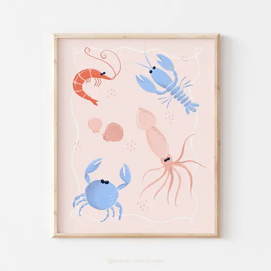 Nie przegap Plakat Seafood