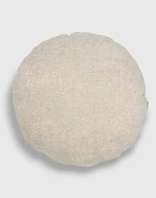 Cena promocyjna Okrągła kremowa poduszka dekoracyjna 45 cm Ronda