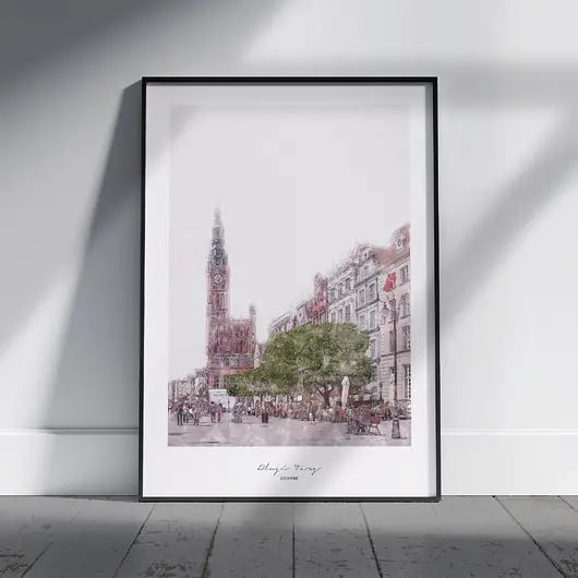 Łatwy zwrot Plakat Gdańsk - Długi Targ