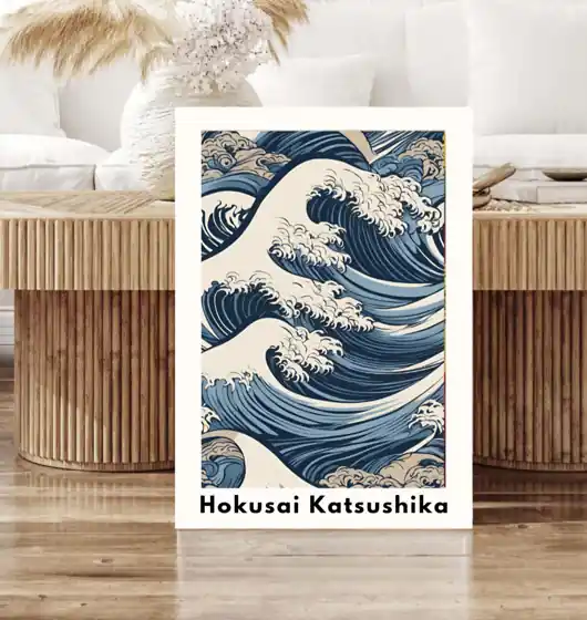 Cena promocyjna PLAKAT Yayoi Kusama, abstrakcja, morskie fale obraz,