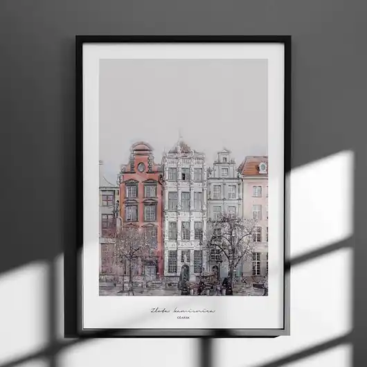 Plakat Gdańsk - Kamienica Złota Rabat