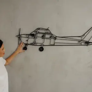 Samolot Cessna 172 Skyhawk metalowa ozdoba na ścianę 3D Wybór klientów
