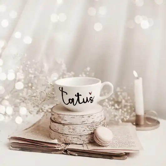 Oferta Filiżanka 250 ml ze spodkiem - Tatuś ZŁOTE SERCE