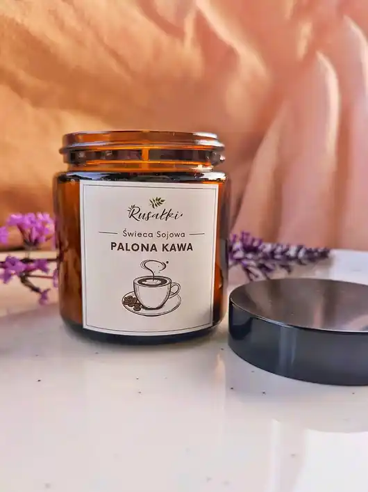Świeca sojowa zapachowa palona kawa jesienne akcesoria zapachowe do domu Bestseller