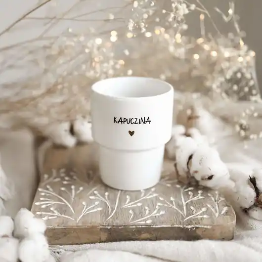 Kubek 300 ml bez ucha - Kapuczina Złote Serce Ostatnia szansa