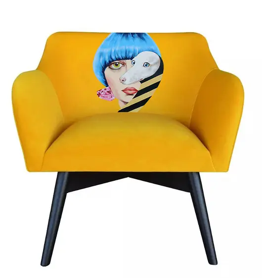 Wybór klientów Fotel POP-ART Dog Lady