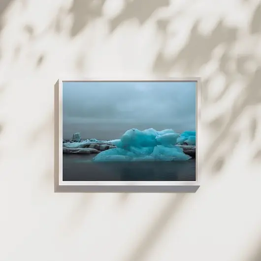 Laguna lodowcowa, Islandia, plakat, fotografia, plik cyfrowy Do wyczerpania zapasów