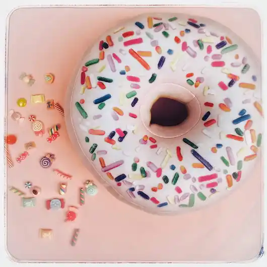 Sprawdź teraz Poduszka Pączek Donut Mały Różowy