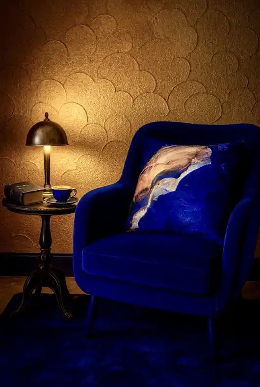 Oferta limitowana Aksamitna PODUSZKA dekoracyjna, autorski print CHMURY różowe niebo
