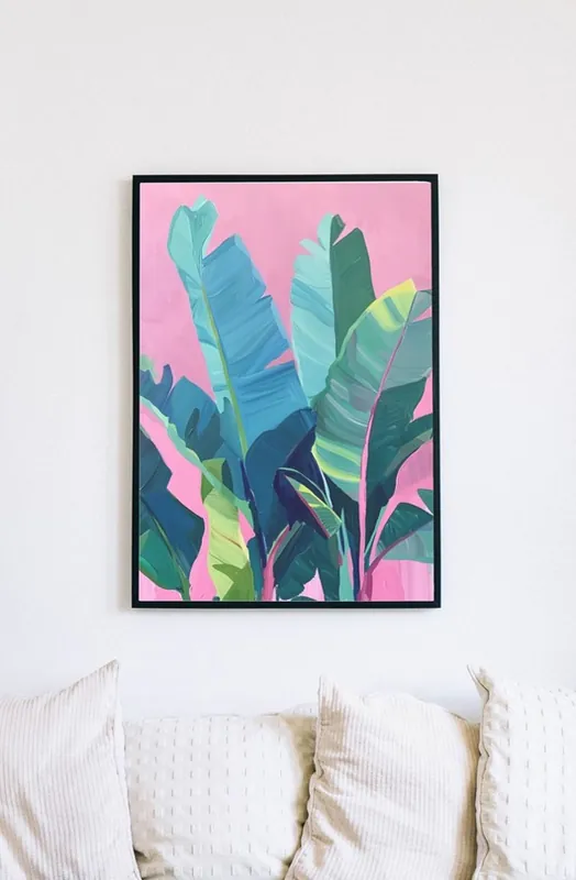 Plakat - Liście bananowca 1 Oferta czasowa