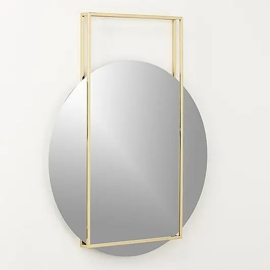 Obniżka ceny LUSTRO OKRĄGŁE LOGAN 60 cm ŚCIENNE W RAMIE LOFT RÓŻNE KOLORY SALON POKÓJ