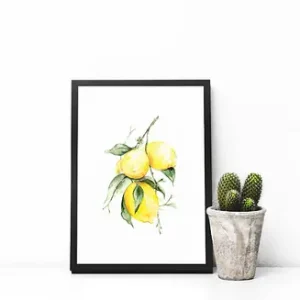 Cytryny - plakat A4/A3/A2 Łatwy zwrot
