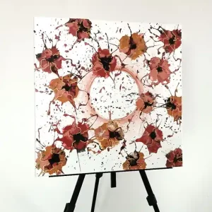 Flower Flow IV 55x55 cm Akryl na płótnie Obraz do salonu Oferta