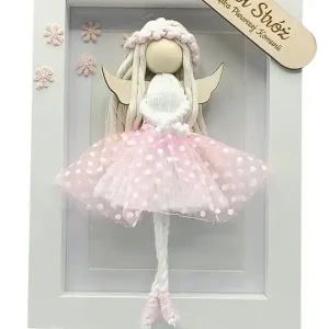 Hit sprzedaży Aniołek w Ramce Róż 20cm