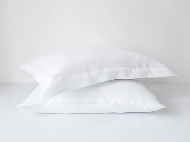 Lniana Poszewka Z Listwą PURE WHITE Dodaj do koszyka