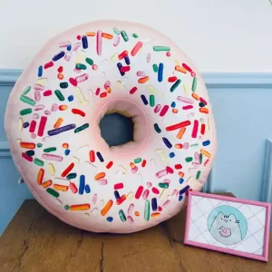 Cena promocyjna Poduszka Pączek Duży Donut Różowy