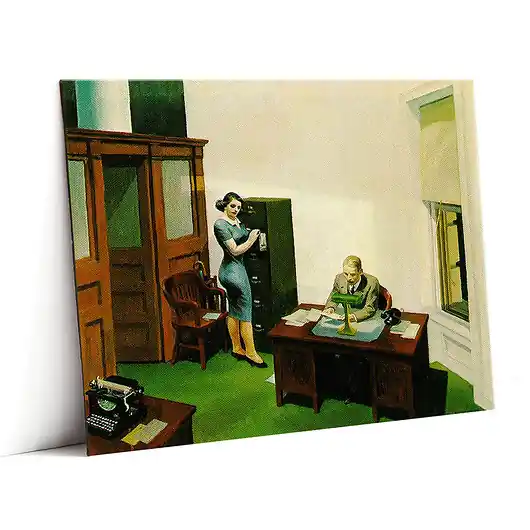 Darmowy zwrot Biuro nocą - E. Hopper - magnes