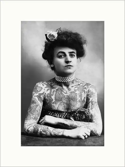Maud-wagner tatuazystka Obniżka ceny