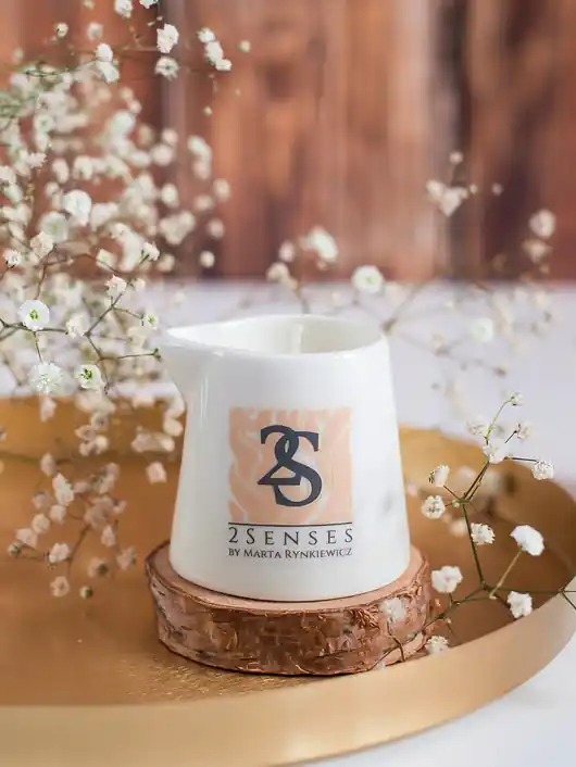Premium Świeca do masażu Argan 100 ml mlecznik