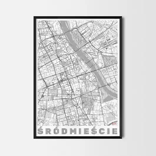 Oferta limitowana Plakat Śródmieście - CityArtPosters