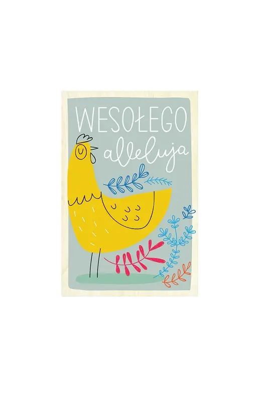 Drewniana kartka - Wesołego Alleluja! Oferta
