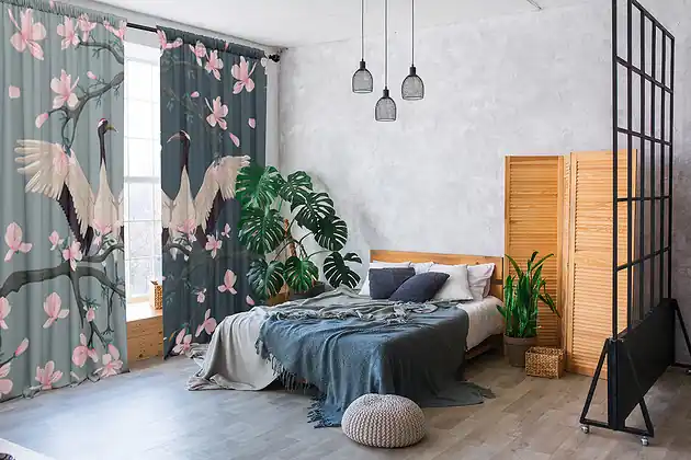 Zasłony artystyczne 2 szt Hanami Kup teraz