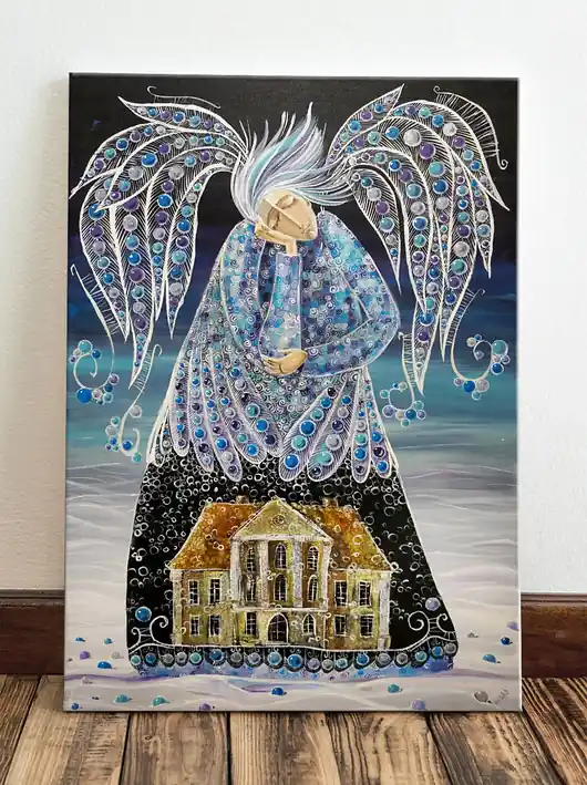 Promocja Łomnica. Dom wdowy. Pieśń kołysanki. Giclee