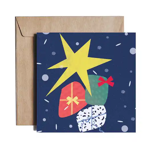 Christmas boo Kartka Bożonarodzeniowa od PIESKOT Darmowy zwrot