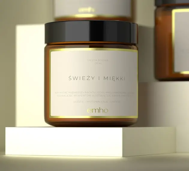 Świeca sojowa ŚWIEŻY I MIĘKKI Kup teraz