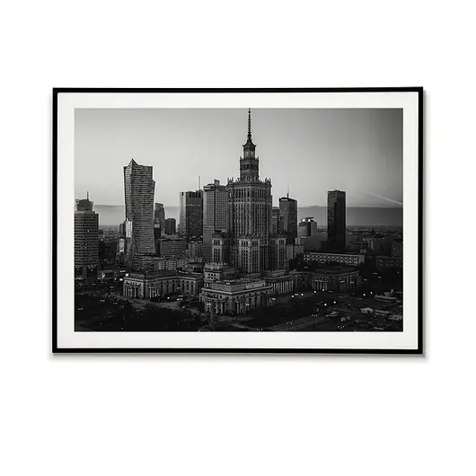 Plakat miasto WARSZAWA Polska obraz Ograniczona ilość