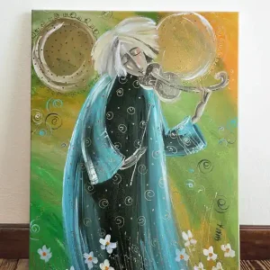 Anioł grający na skrzypcach. Giclee Bezpieczne zakupy