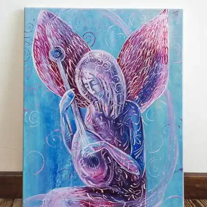 Anioł zapomnianych pieśni. Giclee Super okazja