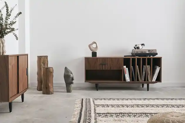 Komoda na gramofon oraz winyle O-S12 Bestseller