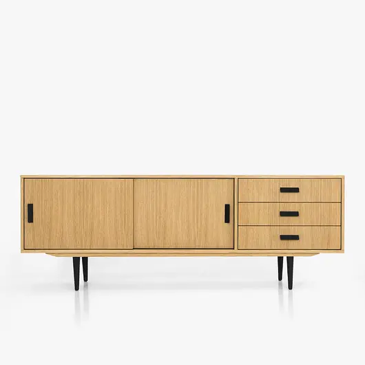 Wyprzedaż Komoda sideboard D-S03 drzwi przesuwne oraz 3 szuflady