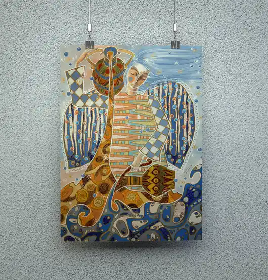 Tworzenie morza. Plakat Niska cena