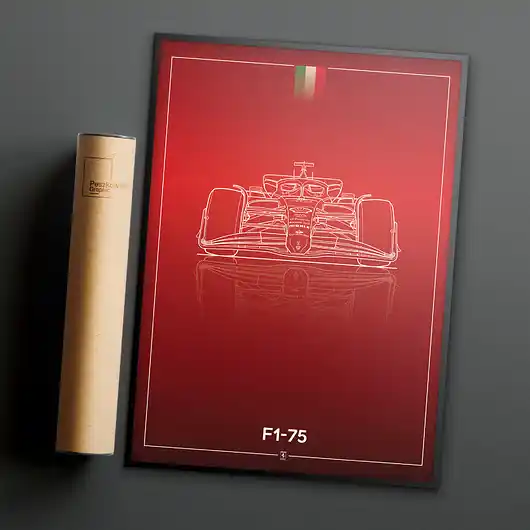 Oferta Plakat Motoryzacja - Ferrari F1-75