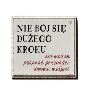 Ograniczona ilość Tabliczka z napisem motywacyjnym