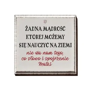 Tabliczka z napisem dla mamy Bestseller