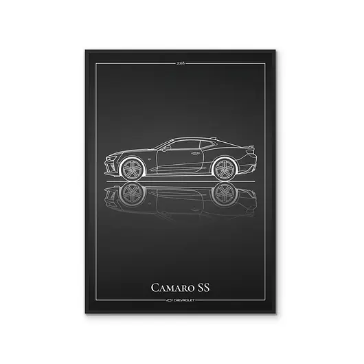 Szybka wysyłka Plakat Motoryzacja - Camaro SS