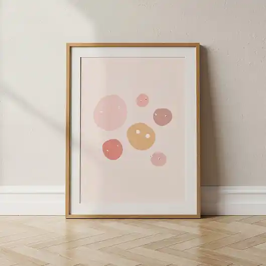 "Dots" plakat abstrakcyjny Szybka wysyłka