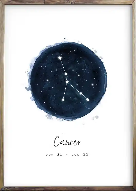 Ograniczona ilość Cancer - Art Print