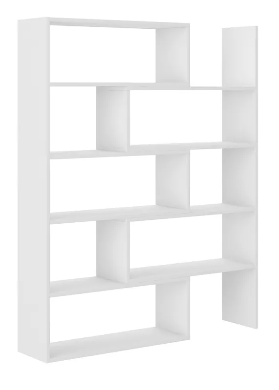 Nowość Regał 72,5-125 cm Kamil 1 Biały Mat