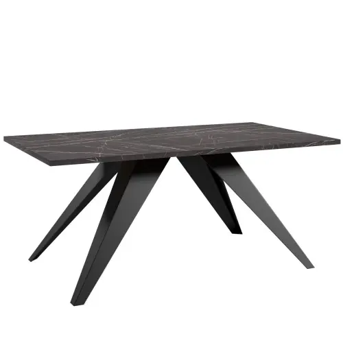 Nowy Ława kawowa VARIA 120 cm Black Pietra na skośnych nogach