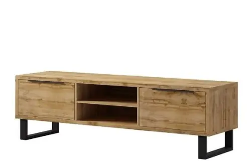 Wyprzedaż Szafka RTV HALLE II - HELVETIA do salonu 180 cm uchylna