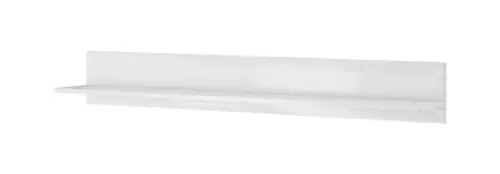 Półka TULSA - HELVETIA w białym połysku w rozmiarze 160 cm lub 180 cm Hit sprzedaży