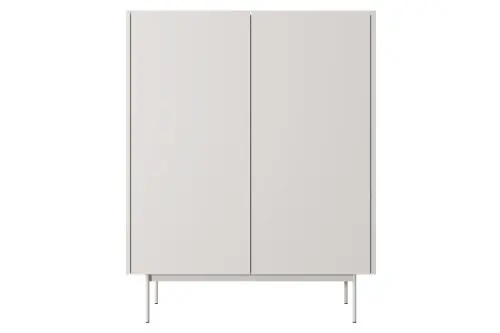 Komoda dwudrzwiowa 97 cm na nogach metalowych Coral kaszmir Zamów teraz