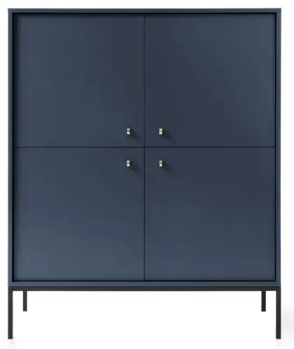 Ostatnia szansa Komoda wysoka 125 cm MONA granat