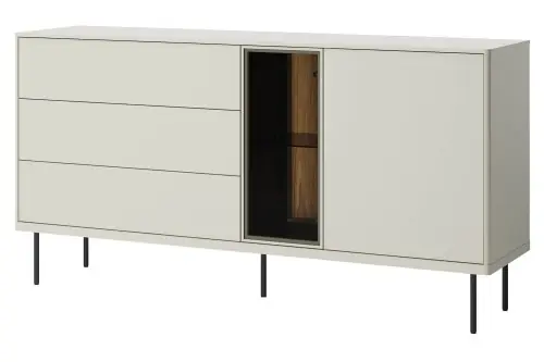 Komoda z szufladami na nóżkach 161 cm LED EPIRO EP-04 Ograniczona ilość